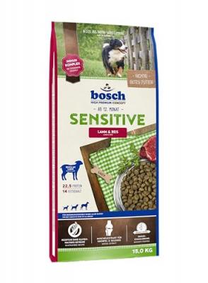 BOSCH HIGH PREMIUM CONCEPT Lots &eacute;conomiques bosch - Sensitive, agneau & riz (2 x 15 kg)