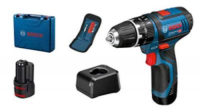 BOSCH  Perceuse &agrave; percussion sans fil GSB 12V-15, 2x2.0Ah - 06019B690J