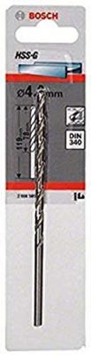 BOSCH  5 Forets &Agrave; M&eacute;taux Rectifi&eacute;s Hss-g S&eacute;rie Longue 4,2 78 119 Mm