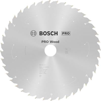 BOSCH  Lame de scie circulaire Standard for Wood pour scies sans fil 254x2.2/1.6x30, T40 - 2608837734