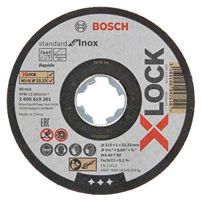 BOSCH ACCESSORIES Bosch X-lock Standard Inox 10x115x1 Mm Gris