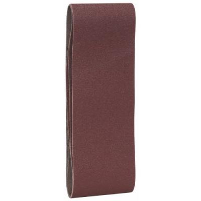 BOSCH  2608606018 Lot De 3 Rubans Abrasifs Pour Bois Dimensions 65 X 410&nbsp;Mm Grain 100