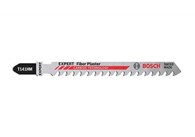 BOSCH  Expert T141hm Fiber Plaster Jig Saw Blade 3 Units Argent&eacute;