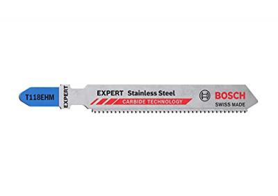 BOSCH  Expert T118ehm Stainless Steel Jig Saw Blade 3 Units Argent&eacute;