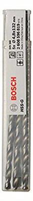 BOSCH Forets &agrave; M&eacute;taux Rectifi&eacute;s Hss-G, Din 340, S&eacute;rie Longue (4,8 X 87 X 132 Mm)