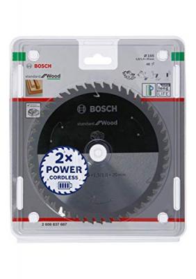 BOSCH  - Lame de scie circulaire standard pour bois, 165x1.5 / 1x20, 48 dents