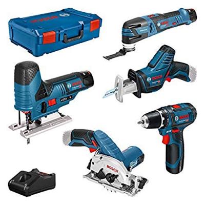 BOSCH  12v pack outillage &eacute;lectr. Gsr+gst+gop+gks+gsa DFX-616919
