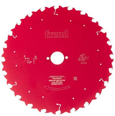 FREUD Lame pour scie circulaire portative - &Oslash;254 2,6/1,8 AL30 Z24 BA 20&deg; - F03FS09778 -FR24W001T