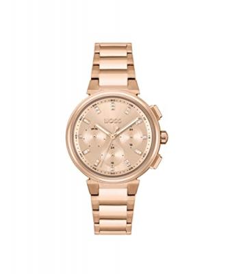 BOSS  pour femme. Montre analogique One pink 