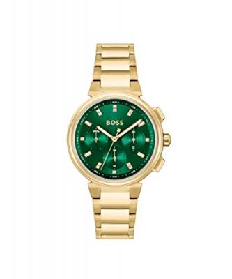 BOSS Montre Femme One Vert 1502679 Jaune 