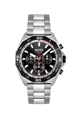 BOSS Montre Acier Hugos  Montre Energy HB1513971 Argent&eacute;