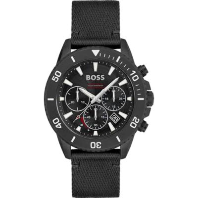 BOSS Montre Homme Admiral Noir 1513918 Noir 