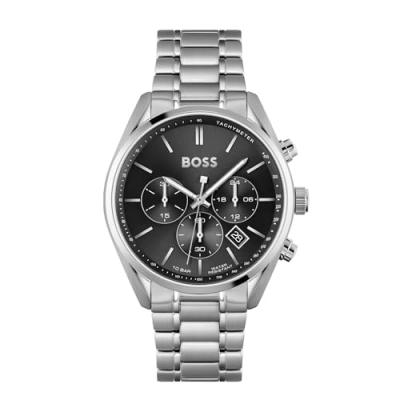 BOSS Montre Homme Champion Noir 1513871 Gris 