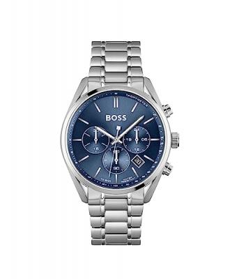 HUGO BOSS Montre Homme Champion Bleu 1513818 Gris BOSS