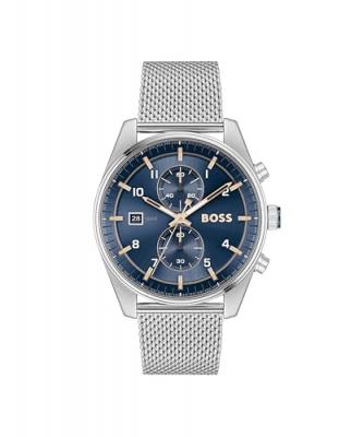 BOSS Montre Homme Skytraveller Bleu 1514149
