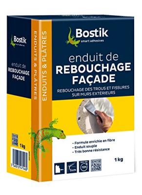 BOSTIK  Enduit de Rebouchage Fa&ccedil;ade Poudre 1 KG