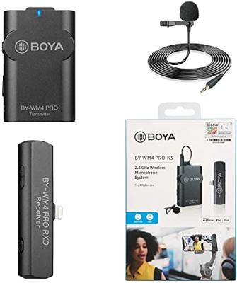 BOYA  Microphone sans Fil Appareil iOS. 1 Transmitter