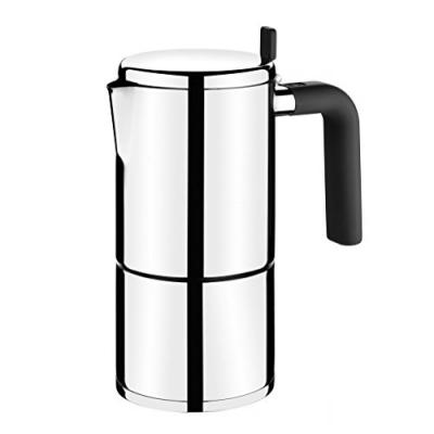 BRA  Bali - Cafeti&egrave;re italienne, acier inoxydable, 18/10, 10 tasses