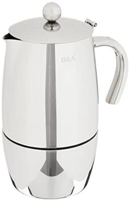 BRA  magna cafeti&egrave;re en acier inoxydable 18/10 10 tasses