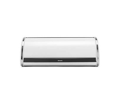 BRABANTIA  Bo&icirc;te &agrave; Pain avec Couvercle Coulissant, Large - White