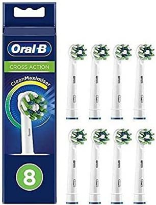 ORAL B Oral-b lot de 8 brossettes cross action cleanmaximizer