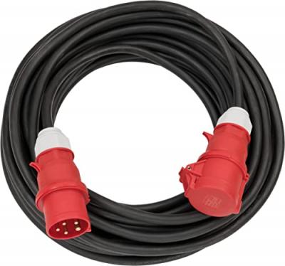 BRENNENSTUHL  1168500 Rallonge CEE IP44 - H07RN-F 5G4,0 - 5-p&ocirc;le - 25m
