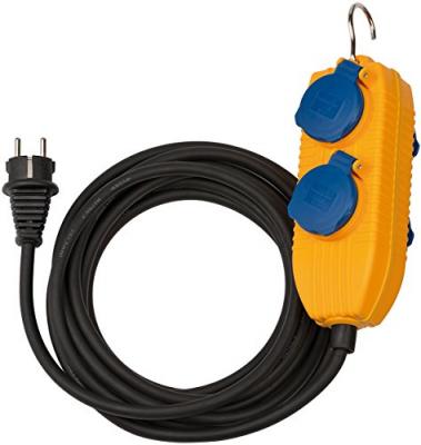 BRENNENSTUHL Rallonge de c&acirc;ble d'alimentation 5. 00 m h07rn-f 3g1. 5 ip44 jaune