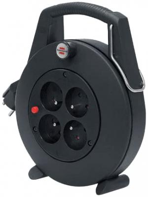 BRENNENSTUHL Enrouleur confort-line cl-l noir 5m 4 prises