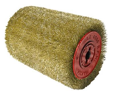 MAKITA  Brosses fil d acier laitonne pour decapeur a rouleau Ref P 656