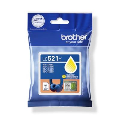 BROTHER  LC521Y - jaune - original - cartouche d'encre