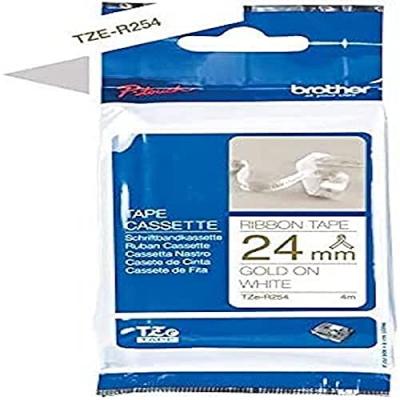 BROTHER Ruban  - tzer254 /24mm or sur blanc - qt 1 BRO4977766801881