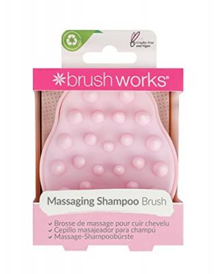 BRUSHWORKS  - Brosse de massage du cuir chevelu pour la douche 1 unit&eacute;