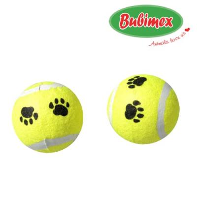 BUBIMEX  Balle de Tennis pour Chien 2 Pi&egrave;ces