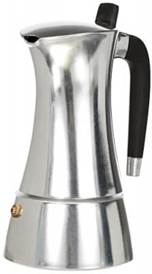 BUGATTI  53-1093 milla cafeti&egrave;re avec 3 tasses acier/aluminium 13 x 11 x 19 cm