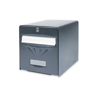 BURG WACHTER Bo&icirc;te aux lettres normalis&eacute;e 2 portes ext&eacute;rieur BURG-W&Auml;CHTER Balneaire aciergris