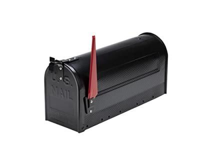 BURG WACHTER U.S. MAILBOX avec drapeau inclinable noire