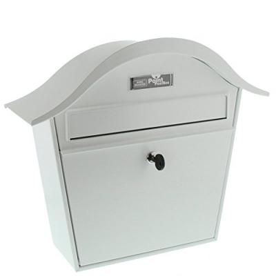 BURG WACHTER Burgw&auml;chter Bo&icirc;te aux lettres en acier Holiday 5842 blanc