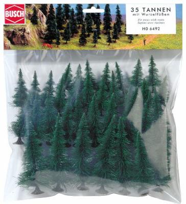 BUSCH ENVIRONNEMENT Busch Bag with fir roots-H0 - Trains miniatures : d&eacute;cors