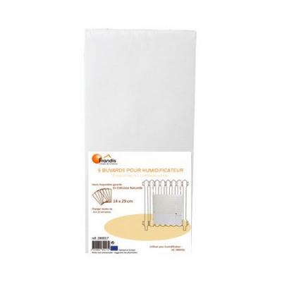  Lot de 5 buvards pour saturateur - 28.5 x 17 cm