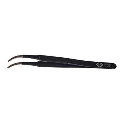 C.K  T2370D Brucelle De Pr&eacute;cision Esd Avec Becs Plats/Coud&eacute;s
