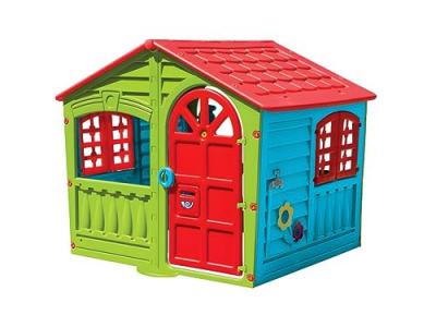  Vente-unique Maisonnette pour enfant JUSTINE - L140 x P111 x H115 cm