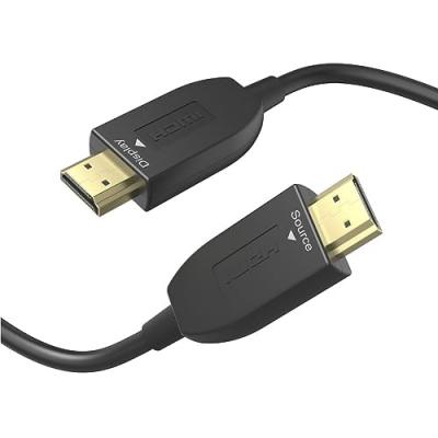 HAMA C&acirc;ble HDMI optique actif, fiche m&acirc;le - m&acirc;le, 8K, dor&eacute;, 3 m - Neuf