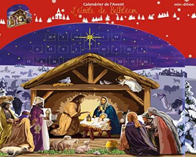 MINEDITION EDS Calendrier de l'Avent religieux - L'&eacute;toile de Bethl&eacute;em - Evangelisti
