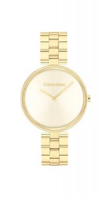 CALVIN KLEIN WATCHES Montre Femme Timeless Dor&eacute; 25100014