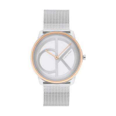 CALVIN KLEIN MONTRES Montre Femme Iconic mesh Bleu 25200033 Gris Calvin Klein