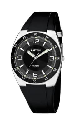 CALYPSO Montre Homme  STREET STYLE K5753-3 - Bracelet R&eacute;sine Noir