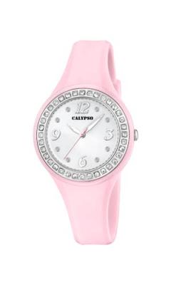 CALYPSO Montre femme  TRENDY K5567-C - Bracelet R&eacute;sine Rose