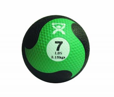 CANDO  M&eacute;decine-Ball  en Caoutchouc Verte 3,2 kg
