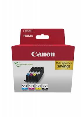 CANON  6509B015 Multipack Noir(e) / Cyan / Magenta / Jaune Original CLI-551