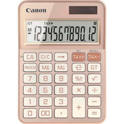 CANON  KS-125KB, Bureau, Calculatrice basique, 12 chiffres, Batterie/Solaire, Or rose 6818C001